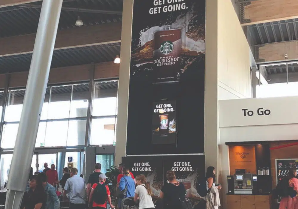 Reklamer i Billund lufthavn