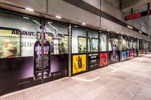 Reklamer i Metroen